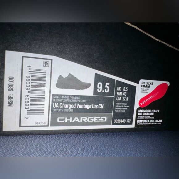 Brand New Men’s Under Armour UA Charged Vantage Lux CN - Picture 3 of 4